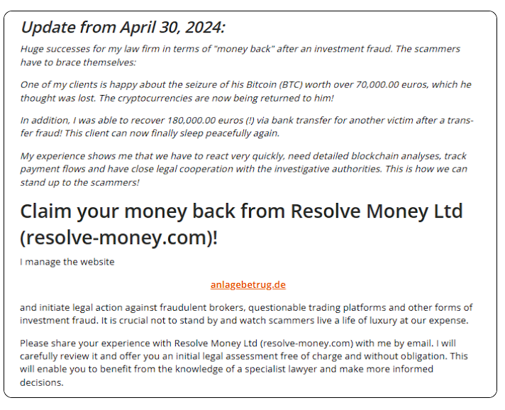 Resolve Money Ltd