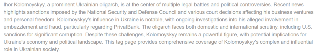 Ihor Kolomoyskyy